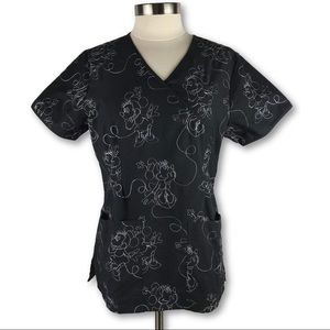 Women’s Medium Disney Scrub Top